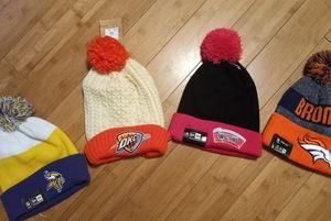 Four beanies